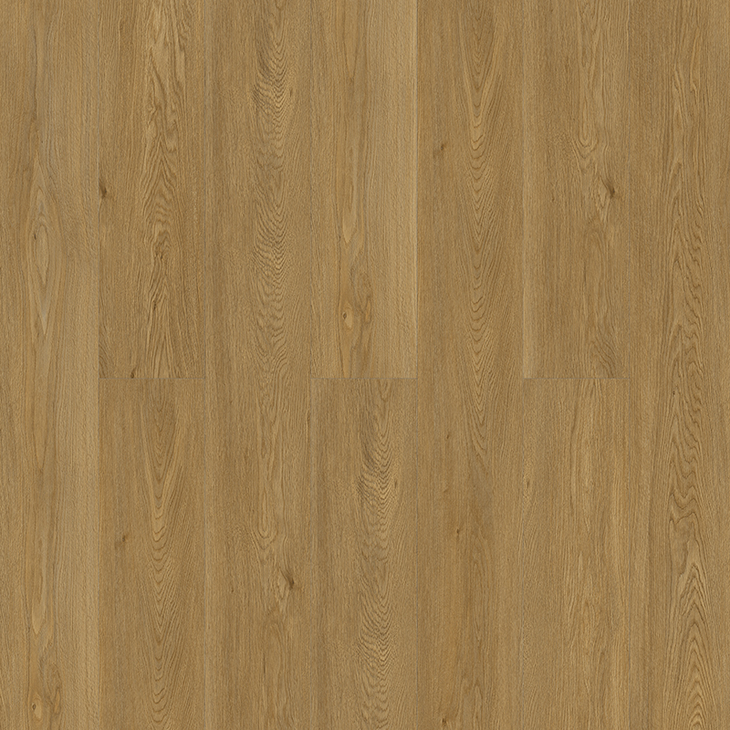 Varm brunt eikekorn preget i Register Ultra-Quiet Click Vinyl Plank Flooring